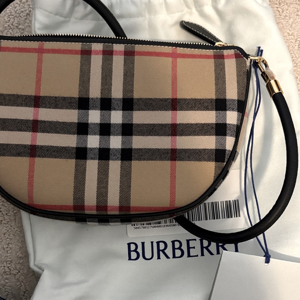 Burberry Olympia Vintage Hobo Bag NWT